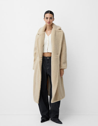 Damen Teddy Mantel | Oversize Winter