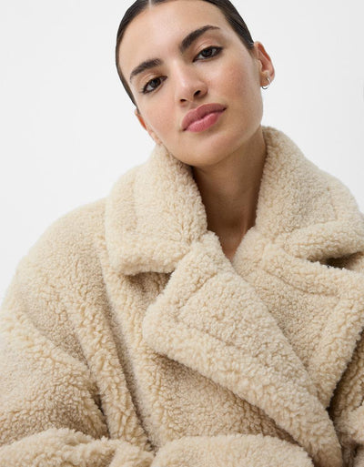 Damen Teddy Mantel | Oversize Winter