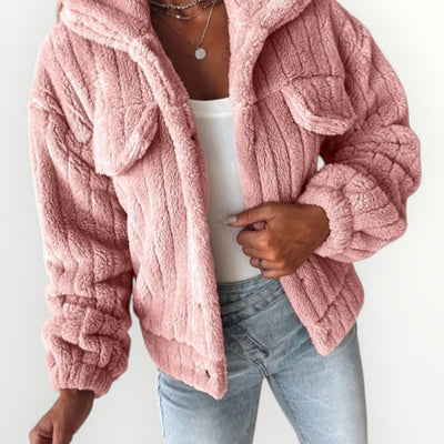 Damen Teddy Mantel | Warm Modisch