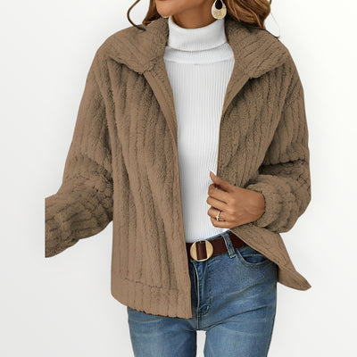 Damen Teddy Mantel | Warm Modern