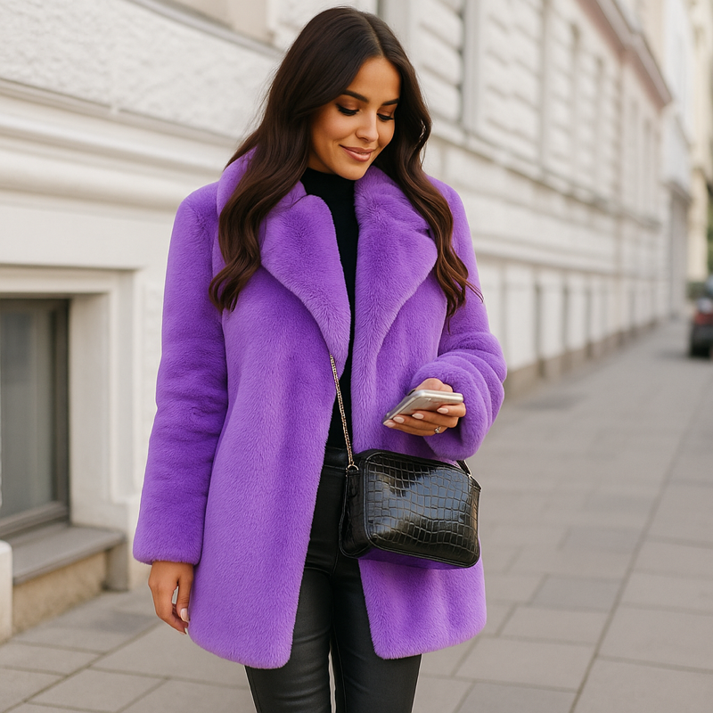 Damen Teddy Mantel | Warm Modern