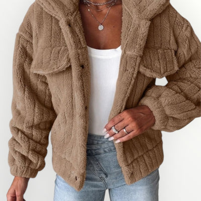 Damen Teddy Mantel | Warm Modisch