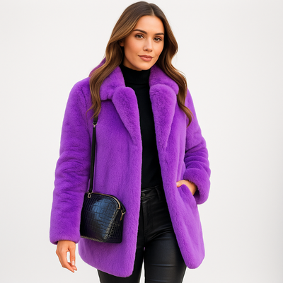 Damen Teddy Mantel | Warm Modern