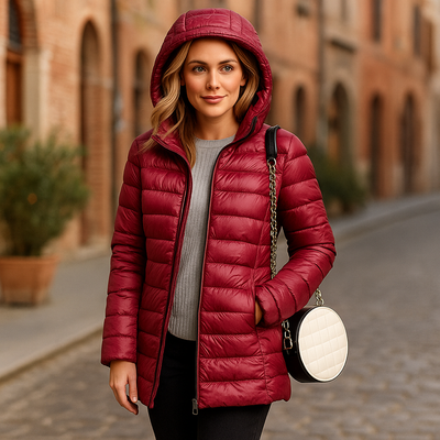 Damen Regenjacke | Winter Kapuze