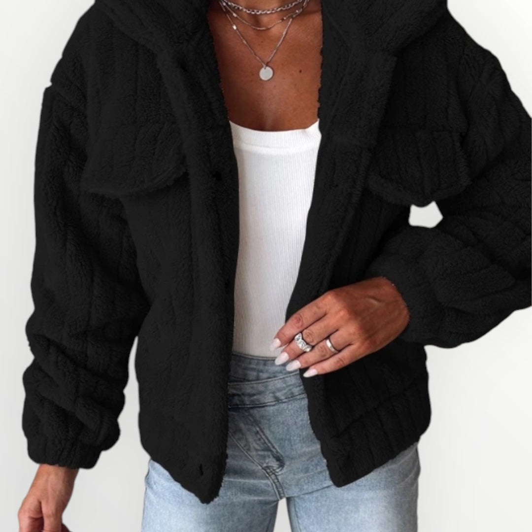 Damen Teddy Mantel | Warm Modisch