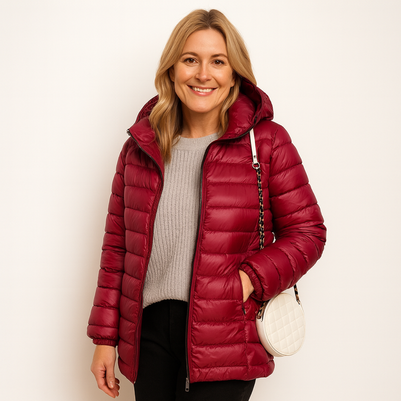 Damen Regenjacke | Winter Kapuze